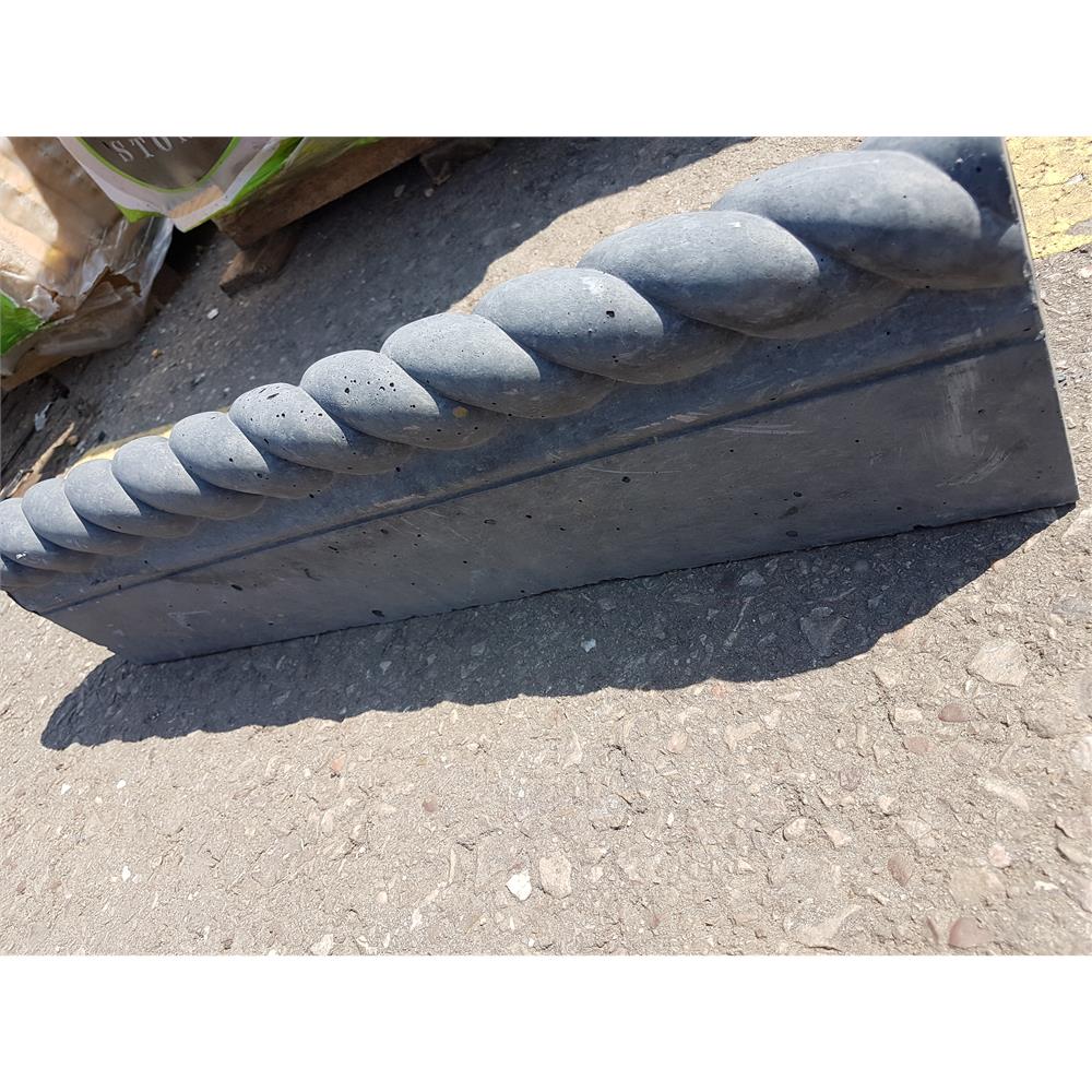 Full Scroll Rope Top | 590x165mm | Welsh Slate - Image 3
