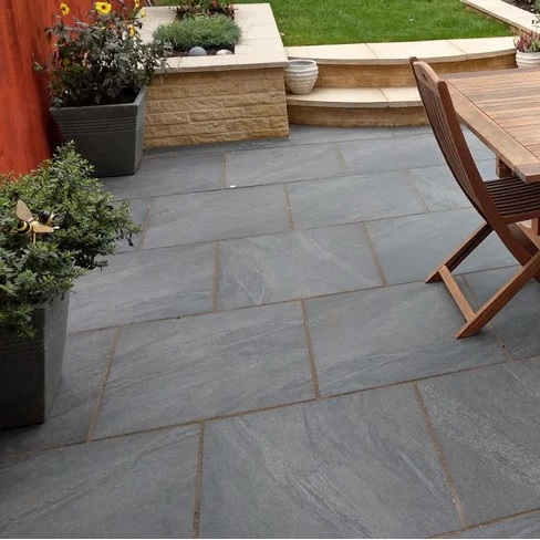 Anthracite Black Vitrified Porcelain Paving | 600 x 600 - Image 2