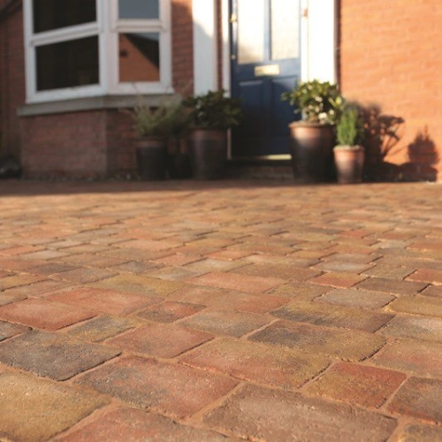 Woburn Rumbled Block Paving | Autumn