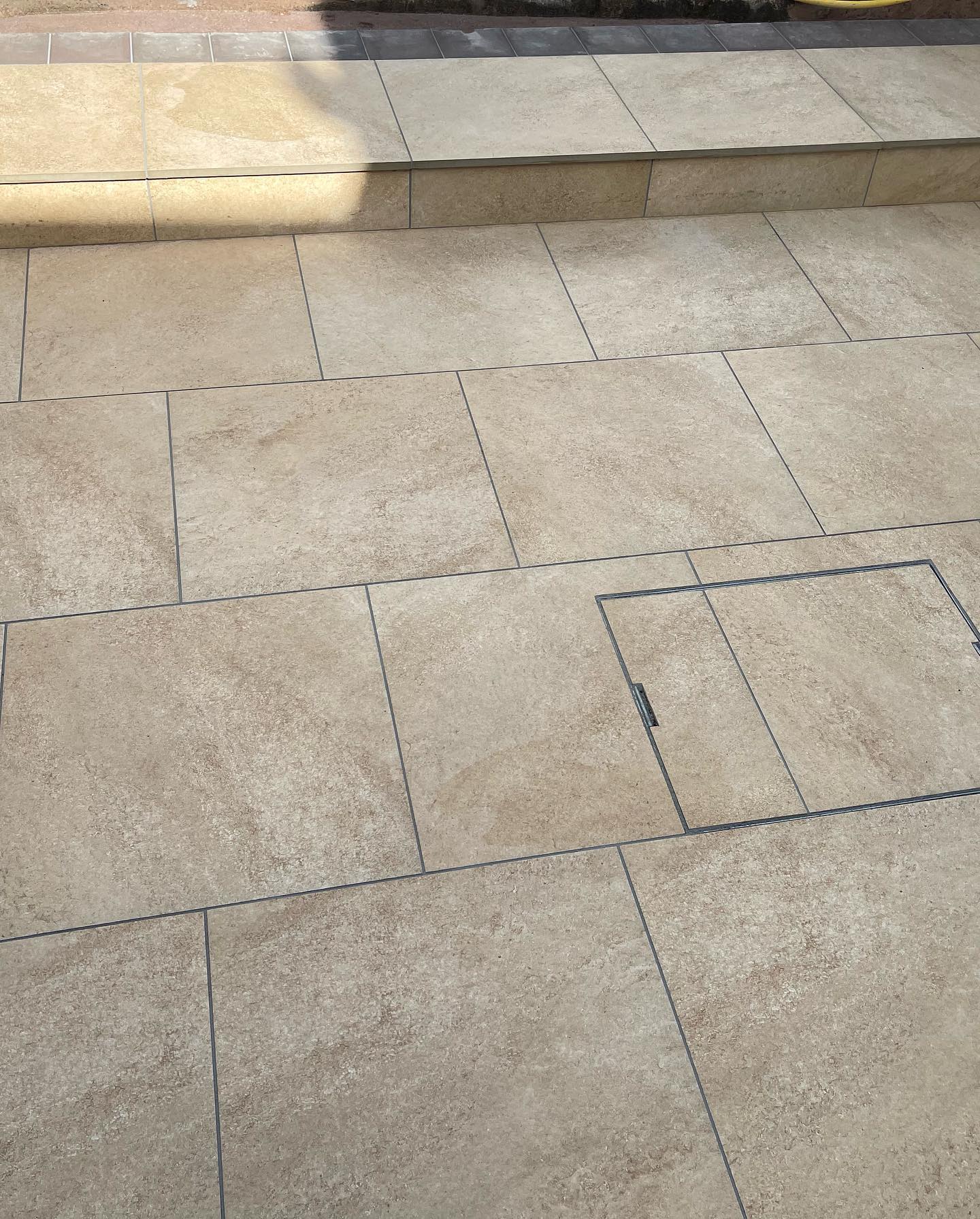 Ivory Beige Vitrified Porcelain Paving | 600 x 600 - Image 4