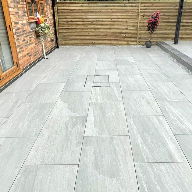 Kandla Grey Natural Porcelain Paving | 1200×600 - Image 2