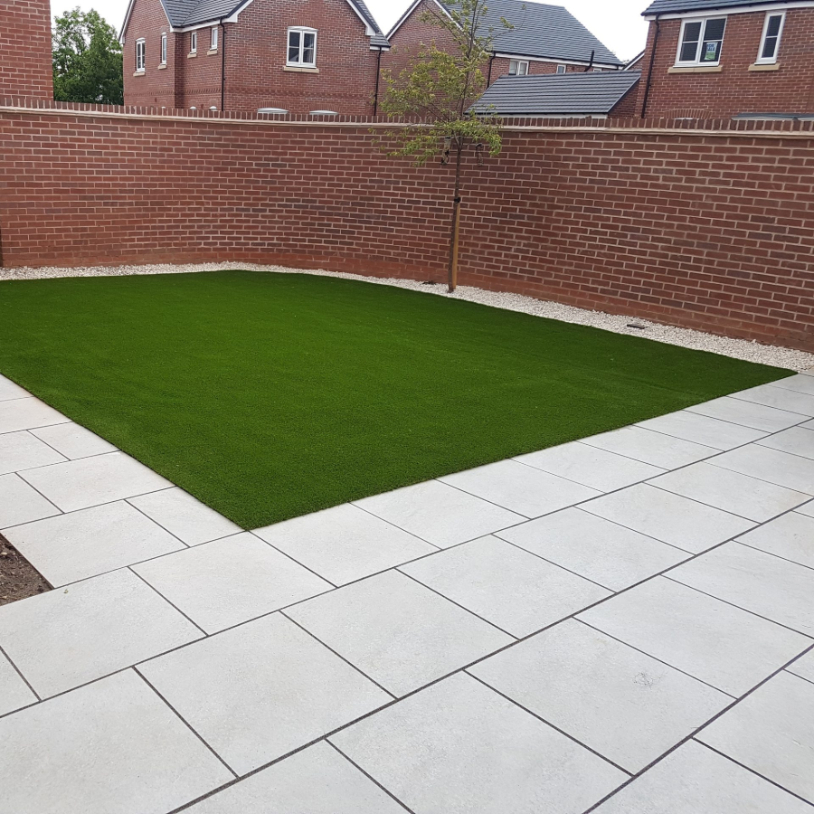 Hammer Grey Porcelain Paving Slabs | 900×600 - Image 2