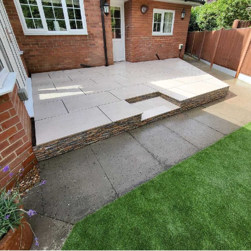 Nielson Ivory Beige Porcelain Paving | 900×600 - Image 2