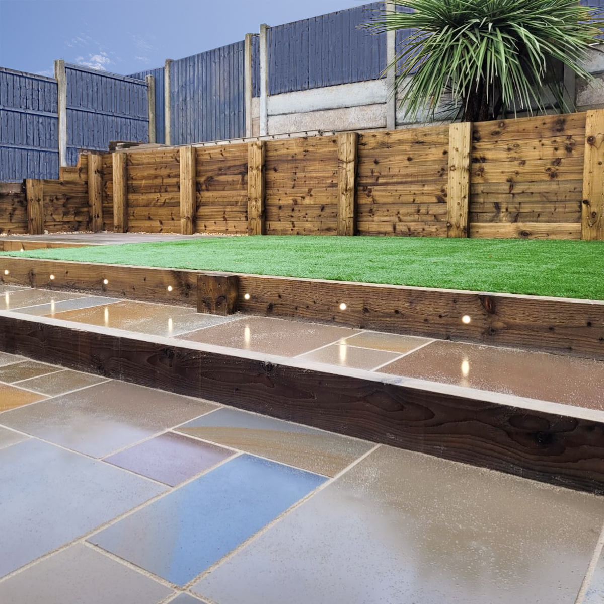 Rippon Buff Sawn Smooth Honed Sandstone Paving | Mixed Size - Image 2