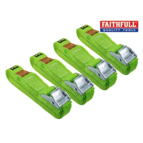 Faithfull Cam Buckle Tie Downs | 5mx25mm