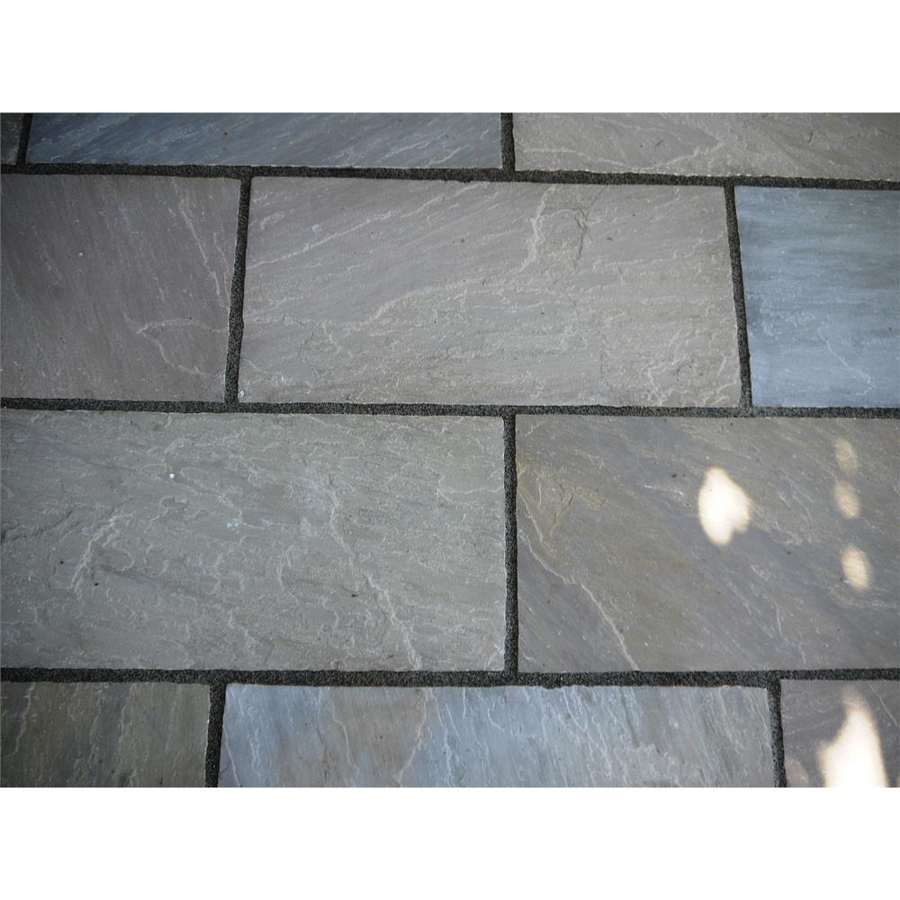 Raj Green Natural Sandstone Calibrated Paving | 600 x 290 - Image 2