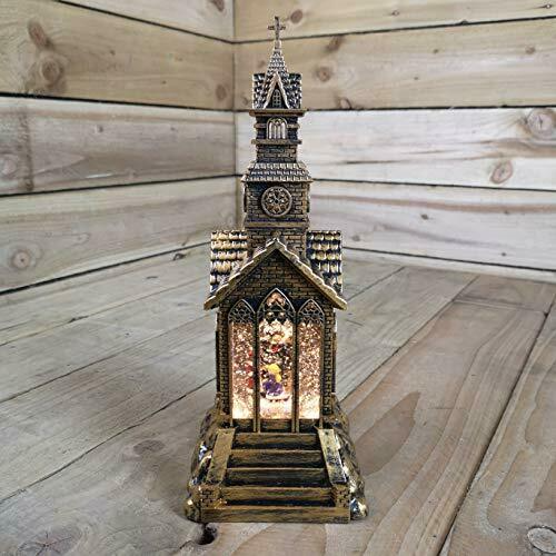 Church Water Spinner With Warm White LEDs 32cm - Image 5