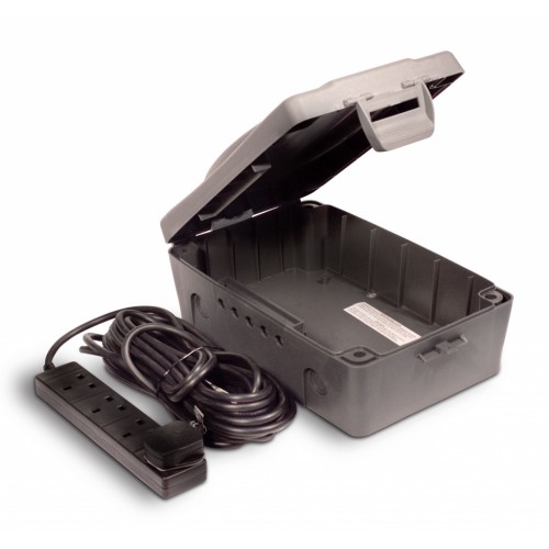 Masterplug 4 Gang 10m Extension Lead with Weatherproof Box - Image 2