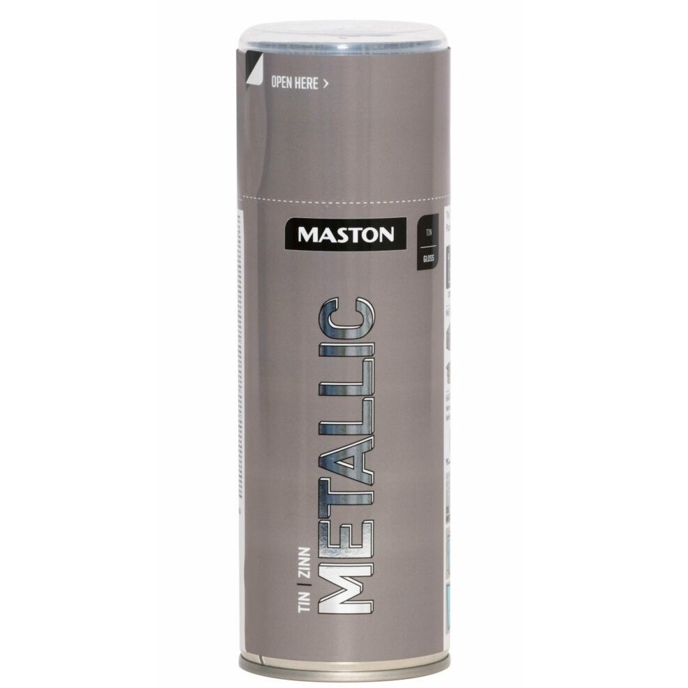 Maston Spray Paint Metallic Gloss Metallic Tin 400ml